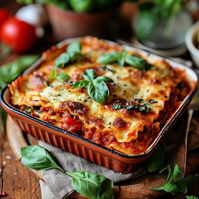 Veganské lasagne: Chutný a zdravý recept